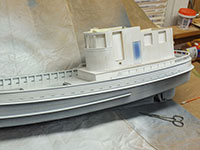 Deckhouse on Hull